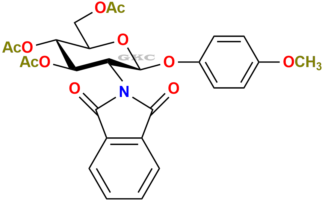 4-Methoxyphenyl 3,4,6-tri-O-acetyl-2-deoxy-2-phthalimido-b-D-glucopyranoside